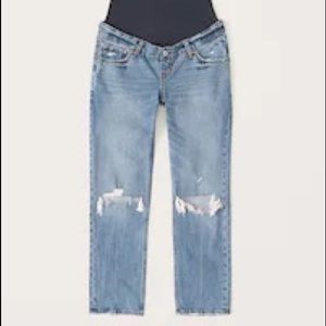 Abercrombie Maternity Ankle Straight Jeans